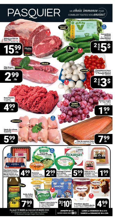 Pasquier Flyer March 19 to 25