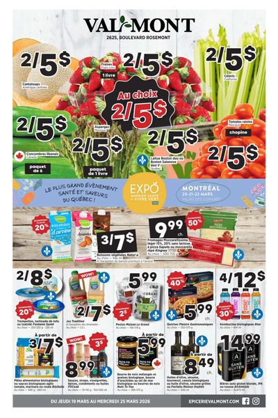 Val-Mont Flyer March 19 to 25