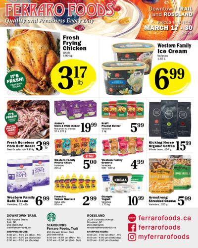 Ferraro Foods Bi-Weekly Flyer March 17 to 30