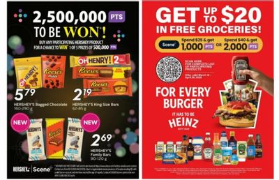 Sobeys and Safeway Canada Get 2,000 Scene+ Points When You Spend $40 on Kraft Heinz Products