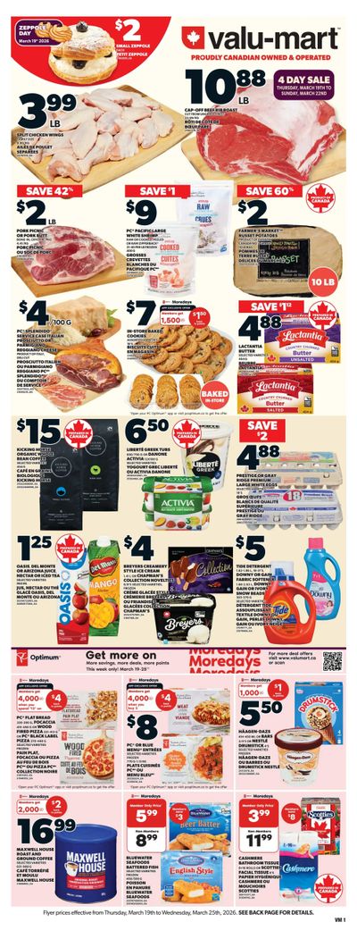 Valu-mart Flyer March 19 to 25