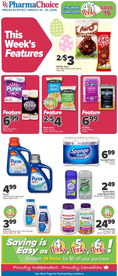 PharmaChoice (BC, AB, SK & MB) Flyer March 19 to 25
