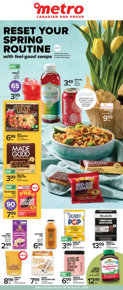 Metro (ON) Health & Wellness Flyer March 19 to April 1