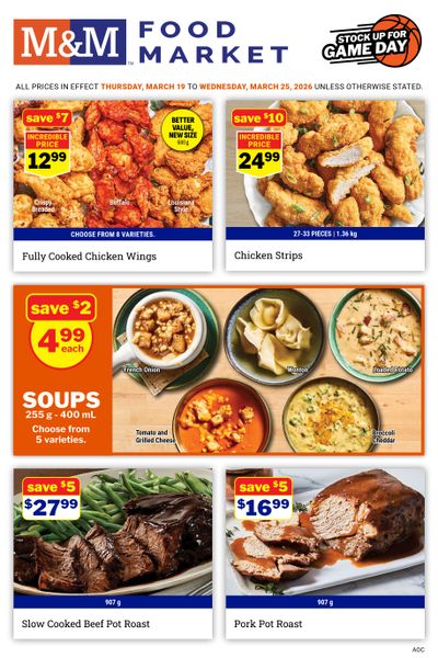 M&M Food Market (Atlantic, ON & West) Flyer March 19 to 25