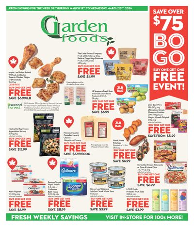 Garden Foods Flyer March 19 to 25