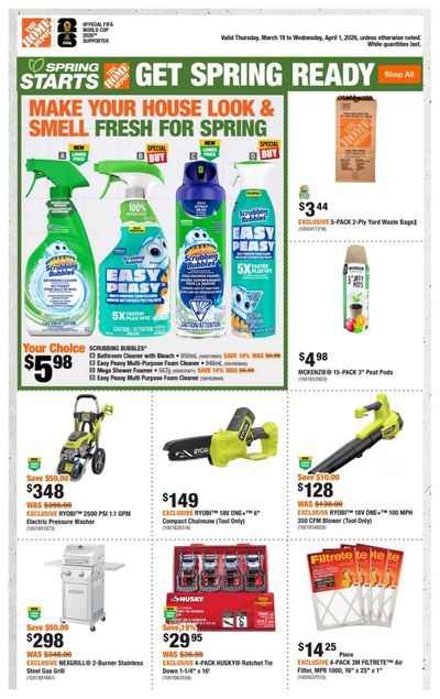 Home Depot (ON) Flyer March 19 to April 1