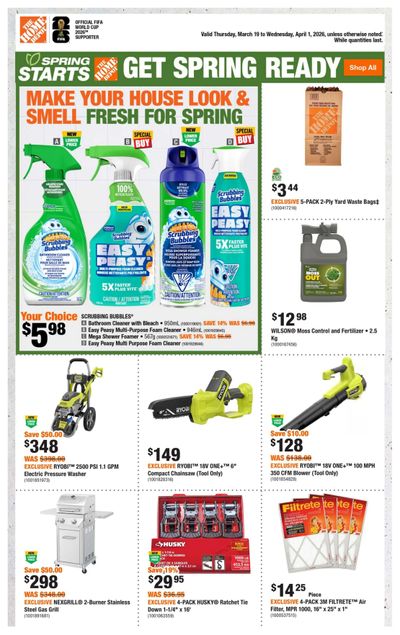 Home Depot (BC) Flyer March 19 to April 1