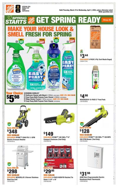 Home Depot (Atlantic) Flyer March 19 to April 1