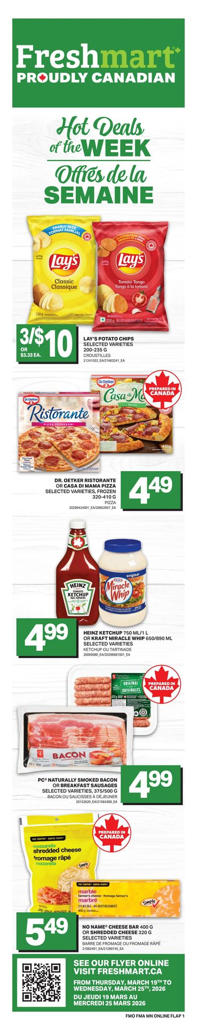 Freshmart (ON) Flyer March 19 to 25