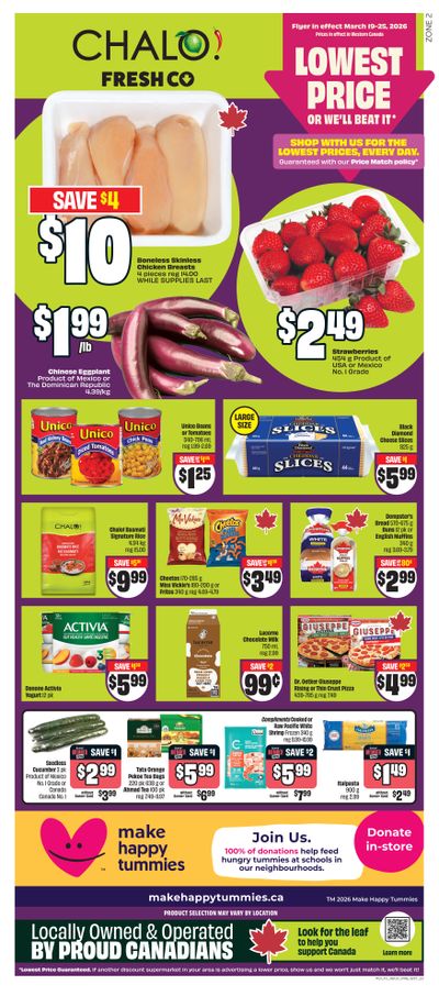 Chalo! FreshCo (West) Flyer March 19 to 25