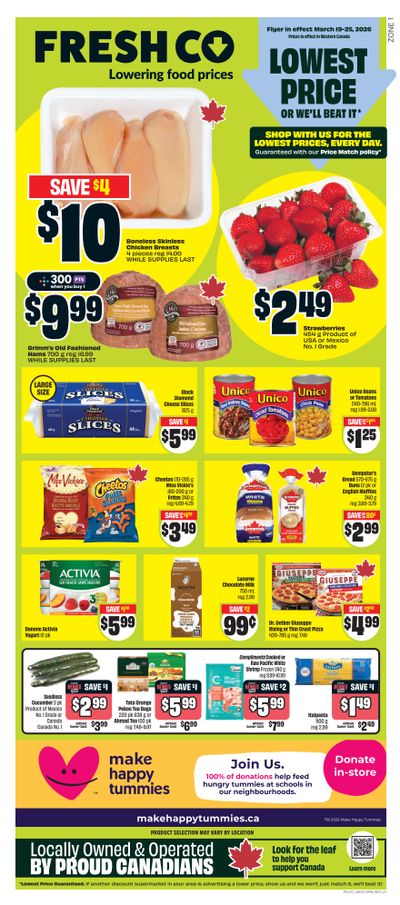 FreshCo (West) Flyer March 19 to 25