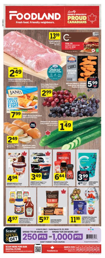Foodland (ON) Flyer March 19 to 25