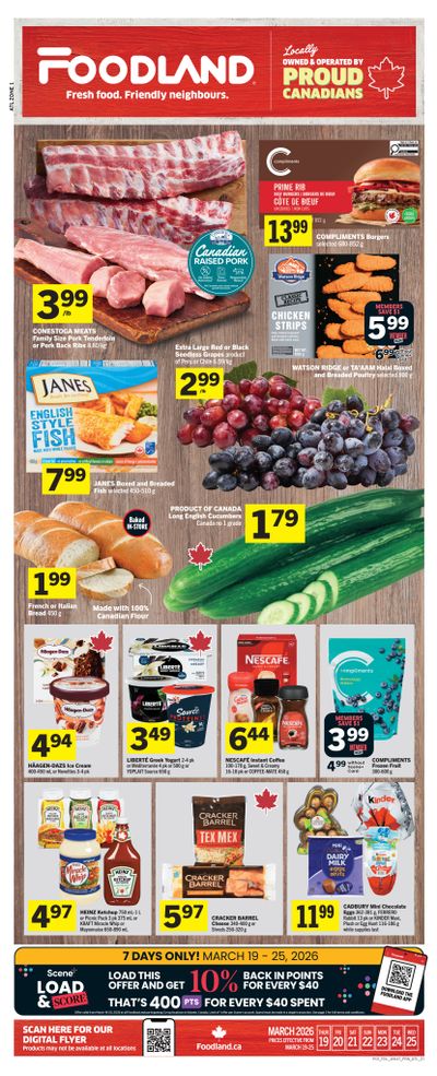 Foodland (Atlantic) Flyer March 19 to 25