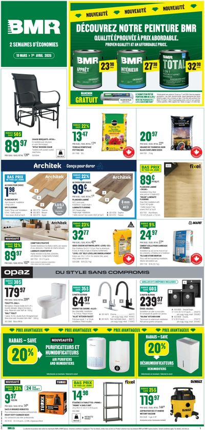 BMR Flyer March 19 to April 1