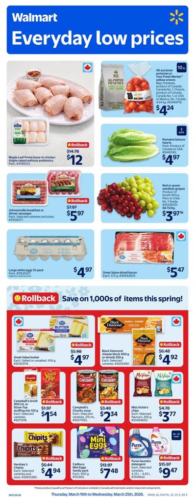 Walmart (Atlantic) Flyer March 19 to 25
