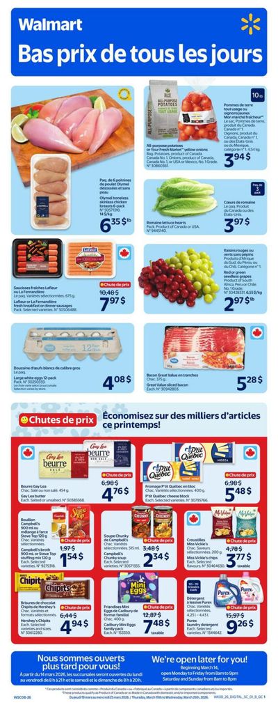 Walmart (QC) Flyer March 19 to 25