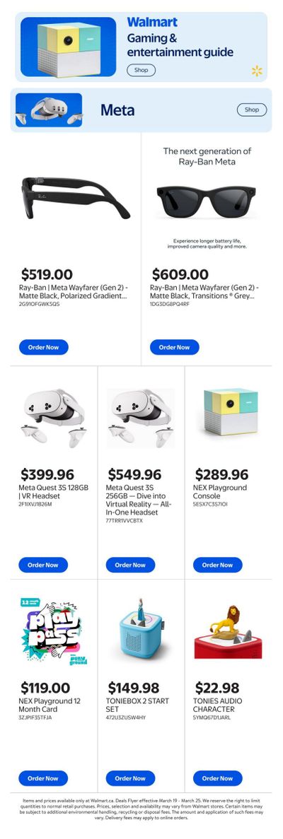Walmart Gaming Guide March 19 to April 1