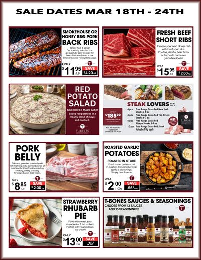 T-Bone's Flyer March 18 to 24