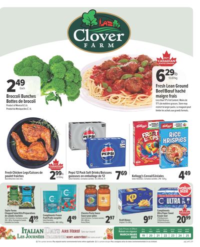 Clover Farm (Atlantic) Flyer March 19 to 25