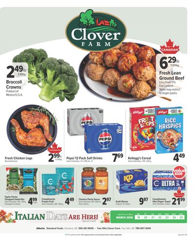 Clover Farm (AB) Flyer March 19 to 25