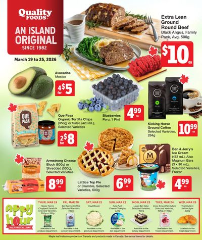Quality Foods Flyer March 19 to 25