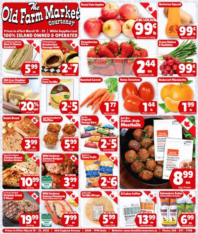 The Old Farm Market (Courtenay) Flyer March 19 to 25