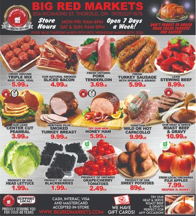 Big Red Markets Flyer March 19 to 25
