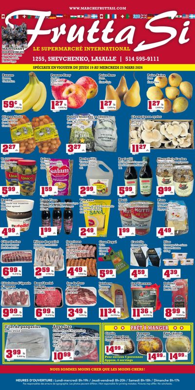 Frutta Si Flyer March 19 to 25