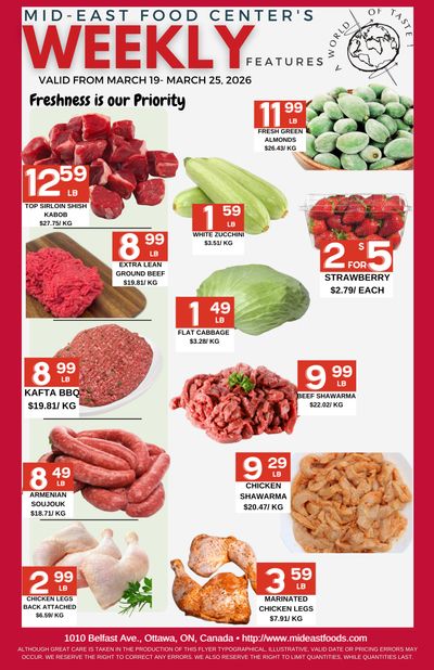 Mid-East Food Centre Flyer March 19 to 25