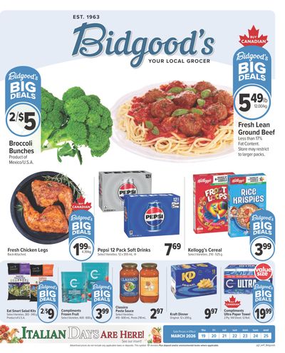 Bidgood's Flyer March 19 to 25