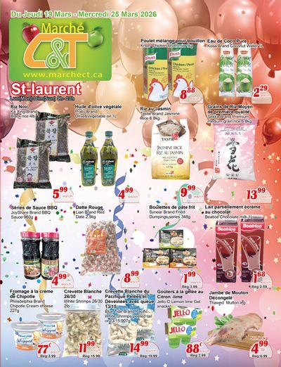 Marche C&T (St. Laurent) Flyer March 19 to 25