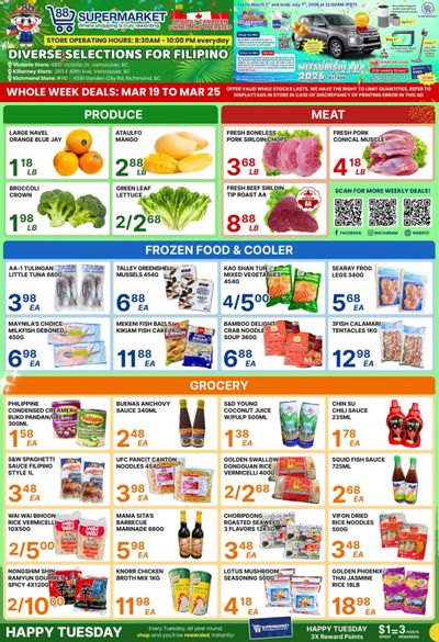 88 Supermarket Flyer March 19 to 25