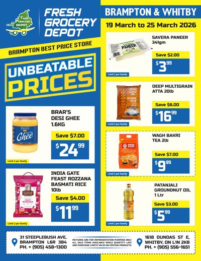 Fresh Grocery Depot Flyer March 19 to 25