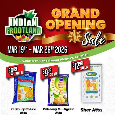 Indian Frootland (Sandalwood PKWY W) Flyer March 19 to 26