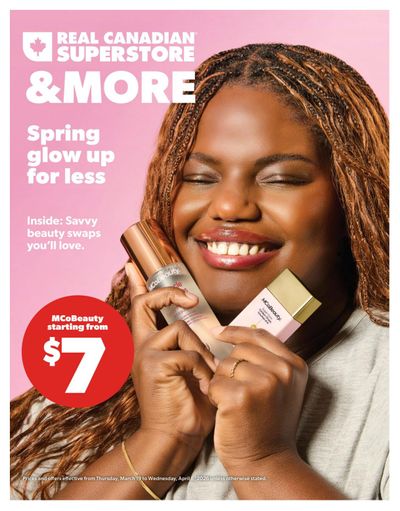 Real Canadian Superstore Spring Beauty Book March 19 to April 8