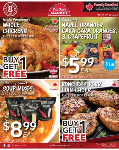 Red Barn Market Flyer March 19 to 25