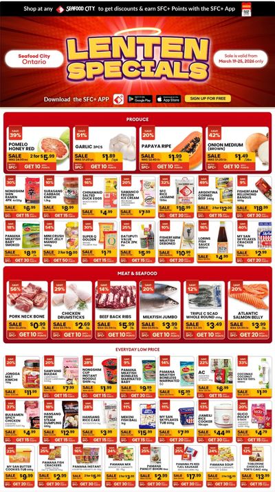 Seafood City Supermarket (ON) Flyer March 19 to 25