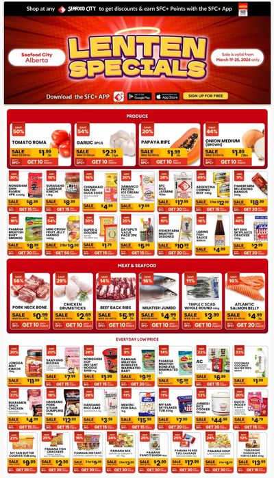Seafood City Supermarket (AB) Flyer March 19 to 25