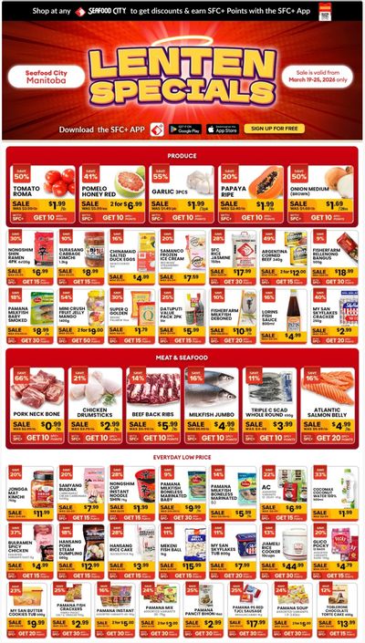 Seafood City Supermarket (MB) Flyer March 19 to 25
