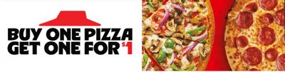 Pizza Hut Canada Deals: Buy One Pizza Get One For $1 + More