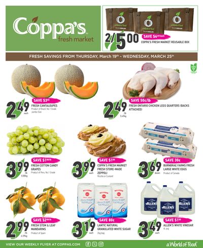 Coppa's Fresh Market Flyer March 19 to 25