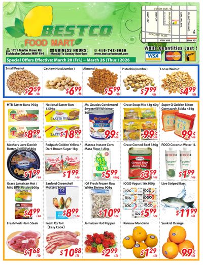 BestCo Food Mart (Etobicoke) Flyer March 20 to 26