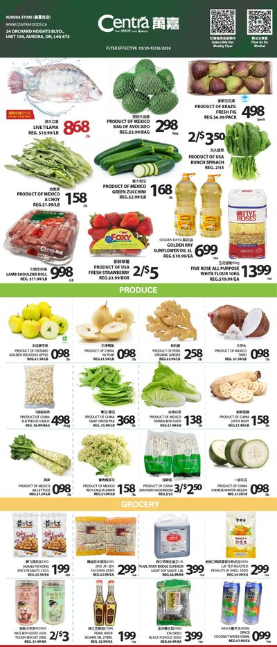 Centra Foods (Aurora) Flyer March 20 to 26