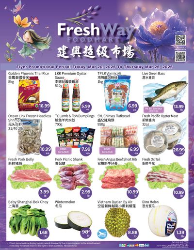 FreshWay Foodmart Flyer March 20 to 26