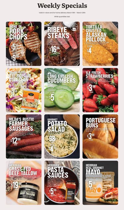 Meridian Farm Market Flyer March 19 to 25