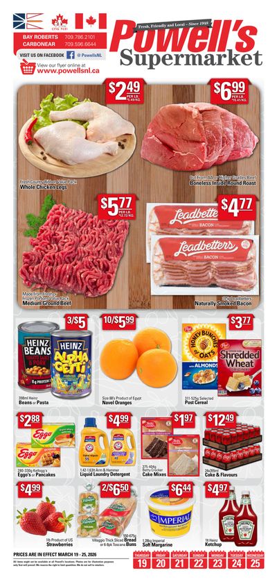 Powell's Supermarket Flyer March 19 to 25