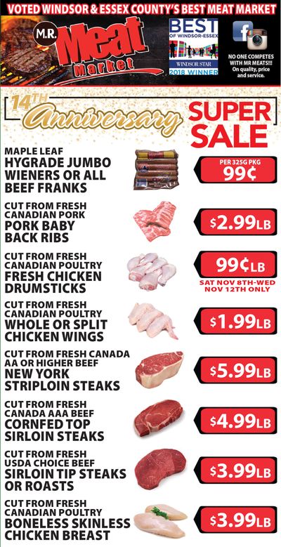 M.R. Meat Market Flyer November 9 to 16