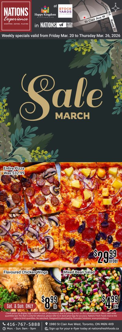 Nations Fresh Foods (Toronto) Flyer March 20 to 26