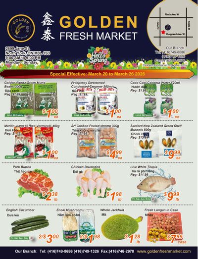 Golden Fresh Market Flyer March 20 to 26