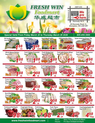 Fresh Win Foodmart Flyer March 20 to 26